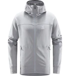 Haglöfs Betula Hood Langarmshirt Grau/Hellgrau/Silber