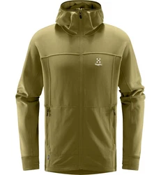 Haglöfs Betula Hood Langarmshirt Dunkelgrün/Khaki/Braun