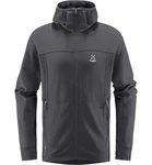 Haglöfs Betula Hood Langarmshirt Dunkelgrau/Grau