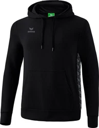Erima Sweatshirt Team Essential Hoody Schwarz/Beige/Dunkelgrün