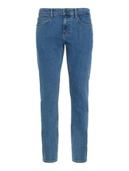 Calvin Klein Slim-fit-Jeans SLIM FIT RINSE BLACK im 5-Pocket-Style Schwarz