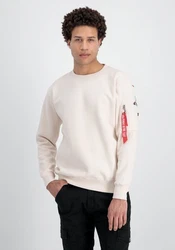 Alpha Industries Sweater Weiß/Beige/Khaki/Creme