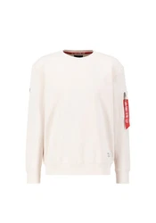 Alpha Industries Sweater Weiß/Beige/Khaki/Creme