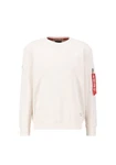 Alpha Industries Sweater Weiß/Beige/Khaki/Creme
