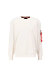 Alpha Industries Sweater Weiß/Beige/Khaki/Creme