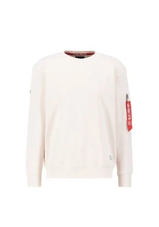 Alpha Industries Sweater Weiß/Beige/Khaki/Creme
