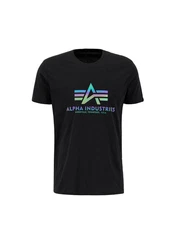 Alpha Industries T-Shirt Basic T Rainbow Reflective Regenbogen