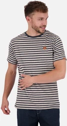 Alife & Kickin Rundhalsshirt NicAK Z Rot/Grau/Beige/Orange/Creme