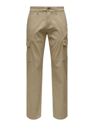 ONLY & SONS Cargohose ONSEDGE-ED CARGO LOOSE PANT Khaki
