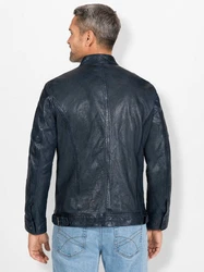 Witt Funktionsjacke Leder-Jacke Dunkelblau/Blau/Hellblau