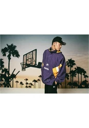 Starter Black Label Windbreaker Rot/Dunkelblau