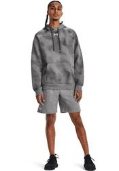 Under Armour Shorts UA Rival Fleece Shorts Dunkelgrau/Grau/Hellgrau/Rot