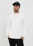 Denim Distriqt Strickpullover Weiß/Creme