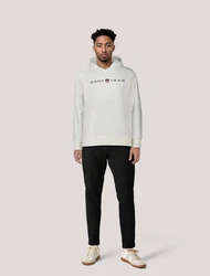 Gant Sweatshirt Hoodie PRINTED GRAPHIC HOODIE beige