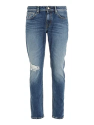 Tommy Jeans Slim-fit-Jeans SCANTON SLIM im 5-Pocket-Style Blau/Hellblau