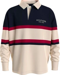 Sweatshirt MONOTYPE COLOR BLOCK RUGBY mit Knpfen am Kragen