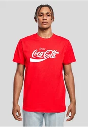 Merchcode Coca Cola Logo Tee (1-tlg) Rot