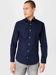 Jack & Jones Langarmhemd Dunkelblau