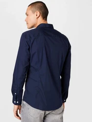 Jack & Jones Langarmhemd Dunkelblau
