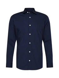 Jack & Jones Langarmhemd Dunkelblau