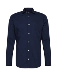 Jack & Jones Langarmhemd Dunkelblau