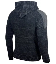 Baxboy Herren Strick-Pullover Kapuzenpullover Grobstrick Strickjacke Jacke (13290-1) B_290