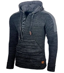Baxboy Herren Strick-Pullover Kapuzenpullover Grobstrick Strickjacke Jacke (13290-1) B_290