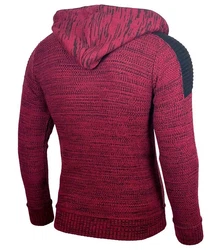 Baxboy Herren Strick-Pullover Kapuzenpullover Grobstrick Strickjacke Jacke (13290-1) B_290