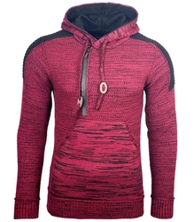 Baxboy Herren Strick-Pullover Kapuzenpullover Grobstrick Strickjacke Jacke (13290-1) B_290