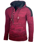 Baxboy Herren Strick-Pullover Kapuzenpullover Grobstrick Strickjacke Jacke (13290-1) B_290
