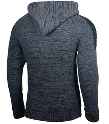 Baxboy Herren Strick-Pullover Kapuzenpullover Grobstrick Strickjacke Jacke (13290-1) B_290