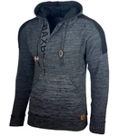 Baxboy Herren Strick-Pullover Kapuzenpullover Grobstrick Strickjacke Jacke (13290-1) B_290