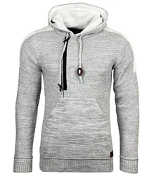 Baxboy Herren Strick-Pullover Kapuzenpullover Grobstrick Strickjacke Jacke (13290-1) B_290