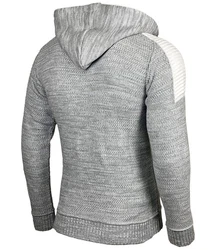 Baxboy Herren Strick-Pullover Kapuzenpullover Grobstrick Strickjacke Jacke (13290-1) B_290
