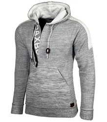 Baxboy Herren Strick-Pullover Kapuzenpullover Grobstrick Strickjacke Jacke (13290-1) B_290