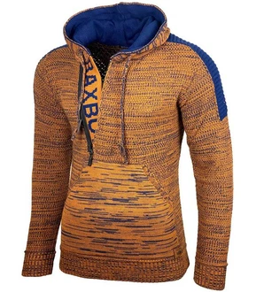 Baxboy Herren Strick-Pullover Kapuzenpullover Grobstrick Strickjacke Jacke (13290-1) B_290 Baxboy Herren Strick-Pullover Kapuzenpullover Grobstrick Strickjacke Jacke (13290-1) B_290