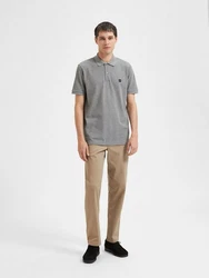 SELECTED HOMME T-Shirt Dante Grau/Hellgrau
