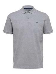 SELECTED HOMME T-Shirt Dante Grau/Hellgrau