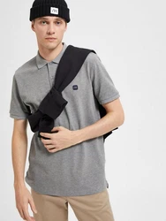 SELECTED HOMME T-Shirt Dante Grau/Hellgrau