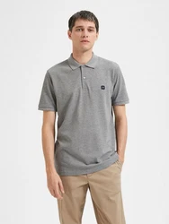 SELECTED HOMME T-Shirt Dante Grau/Hellgrau