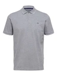 SELECTED HOMME T-Shirt Dante Grau/Hellgrau