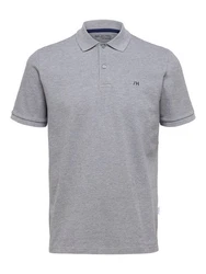 SELECTED HOMME T-Shirt Dante Grau/Hellgrau