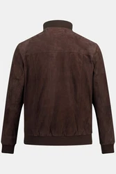 JP1880 Lederjacke Veloursleder Stehkragen 
