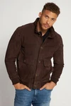JP1880 Lederjacke Veloursleder Stehkragen 