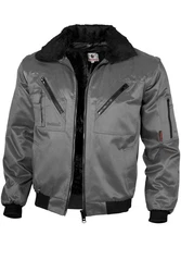 Qualitex Pilotenjacke 4 in 1 Dunkelgrau/Hellgrau/Grau