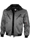 Qualitex Pilotenjacke 4 in 1 Dunkelgrau/Hellgrau/Grau