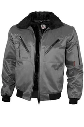 Qualitex Pilotenjacke 4 in 1 Dunkelgrau/Hellgrau/Grau