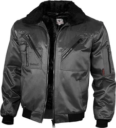 Qualitex Pilotenjacke 4 in 1 Grau/Dunkelgrau