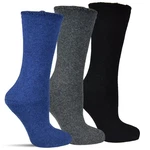 Frostfighter Thermosocken Herren Wintersocken Dunkelblau/Schwarz/Grau