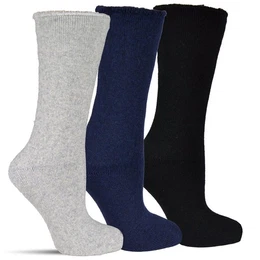 Thermosocken Herren Wintersocken (3-Paar) fusselfreies dickes Innenfutter, sehr dicke warme geftterte Socken